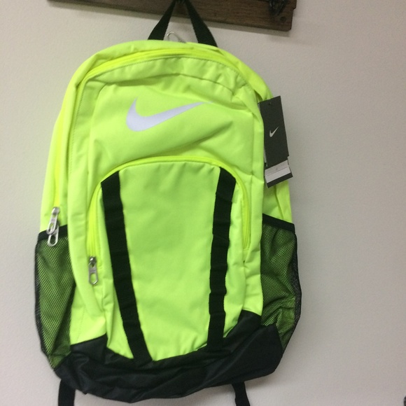 lime green nike bookbags